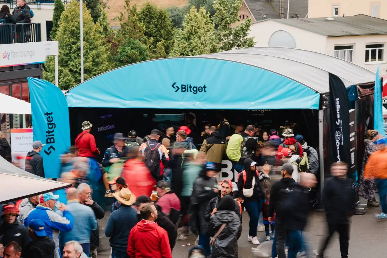 Bitget作为MotoGP官方合作伙伴亮相德国站