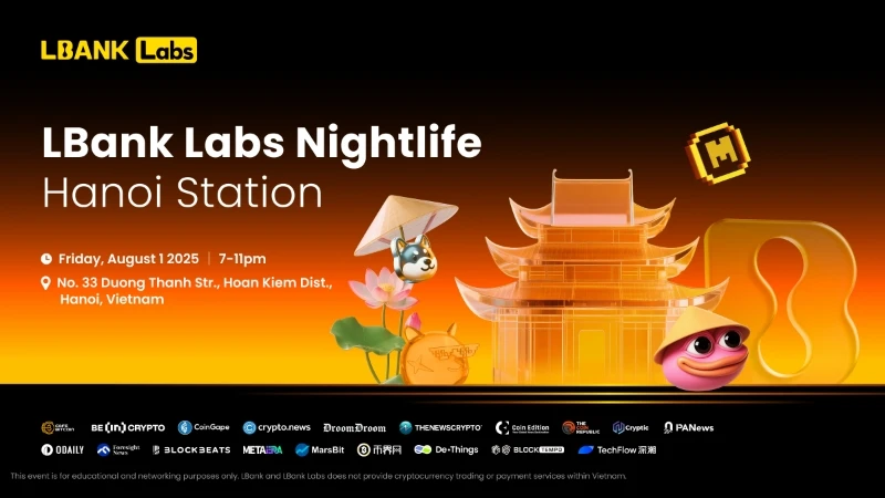 LBank Labs将于8月1日举办河内Web3主题派对