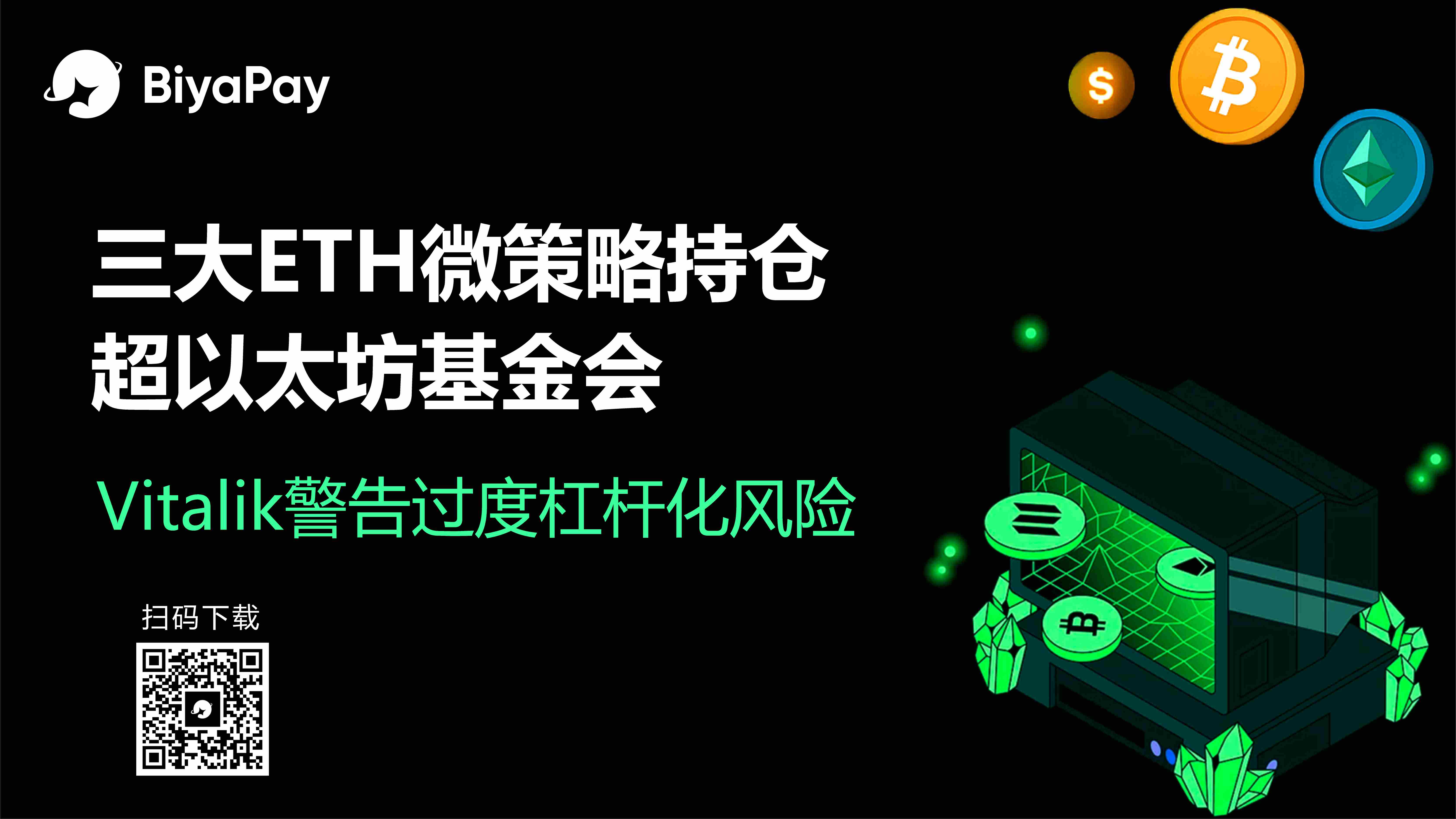 Vitalik Buterin警示以太坊杠杆风险 BiyaPay推零手续费交易服务