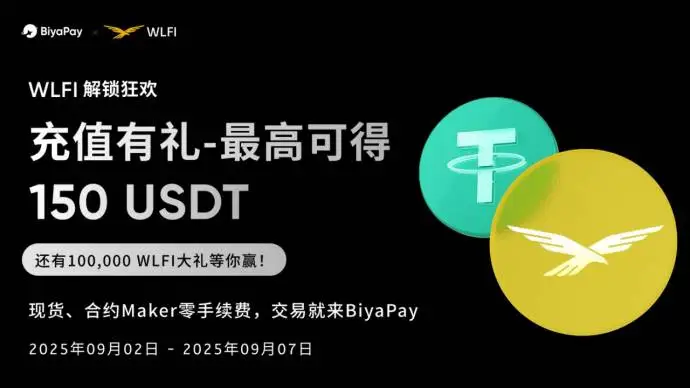 BiyaPay上线WLFI/USD交易对并启动双轨奖励机制
